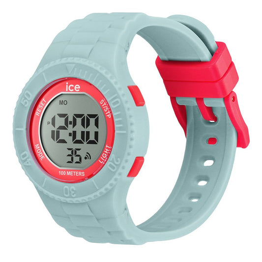 Orologio digitale sintetico grigio ghiaccio
