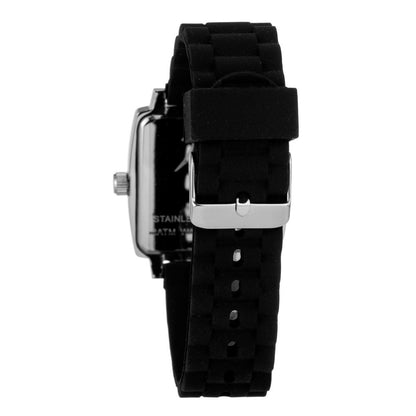 Orologio sportivo JUSTINA in gomma nera