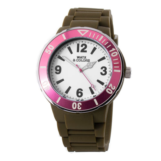 Orologio sportivo sintetico bicolore WATXANDCO