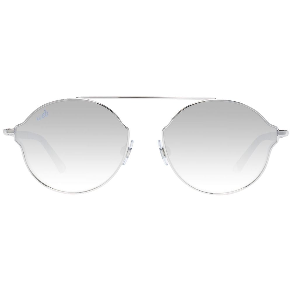 Occhiali da sole in metallo argentato WEB EYEWEAR