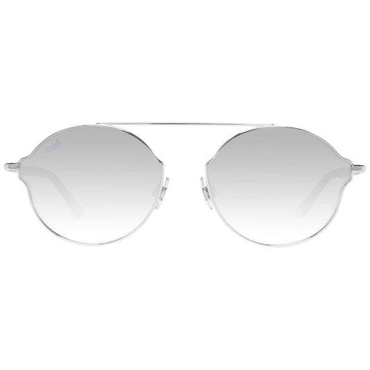 Occhiali da sole in metallo argentato WEB EYEWEAR