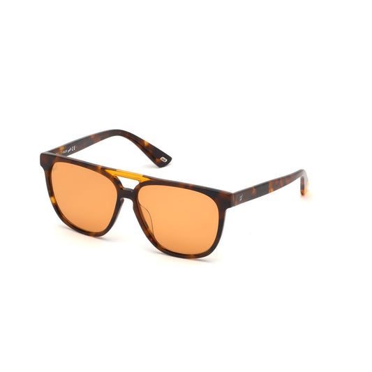 WEB EYEWEAR Occhiali da sole in plastica marrone