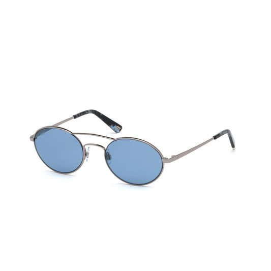 Occhiali da sole in metallo grigio WEB EYEWEAR