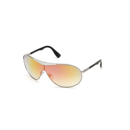 Occhiali da sole in metallo grigio WEB EYEWEAR