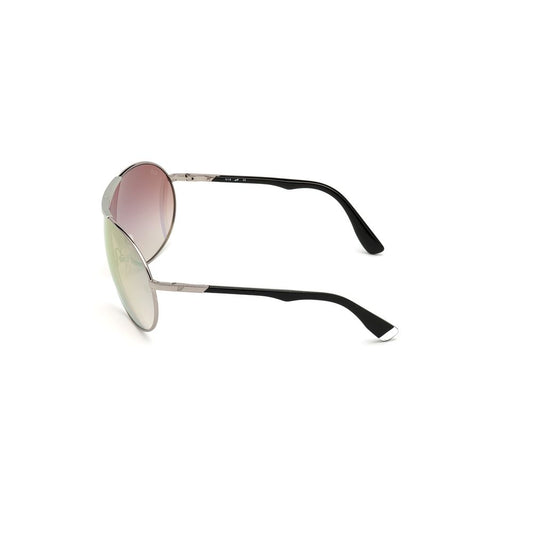 Occhiali da sole in metallo grigio WEB EYEWEAR