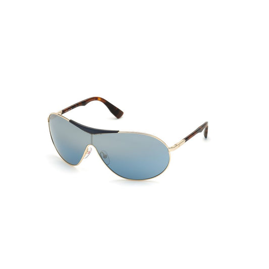 Occhiali da sole in metallo dorato WEB EYEWEAR