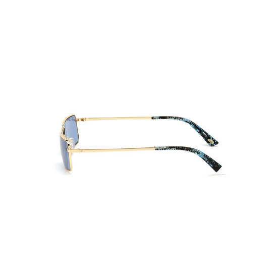 Occhiali da sole in metallo dorato WEB EYEWEAR