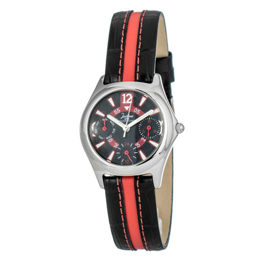 Orologio sportivo JUSTINA in pelle nera