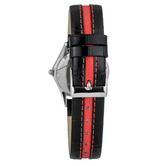 Orologio sportivo JUSTINA in pelle nera