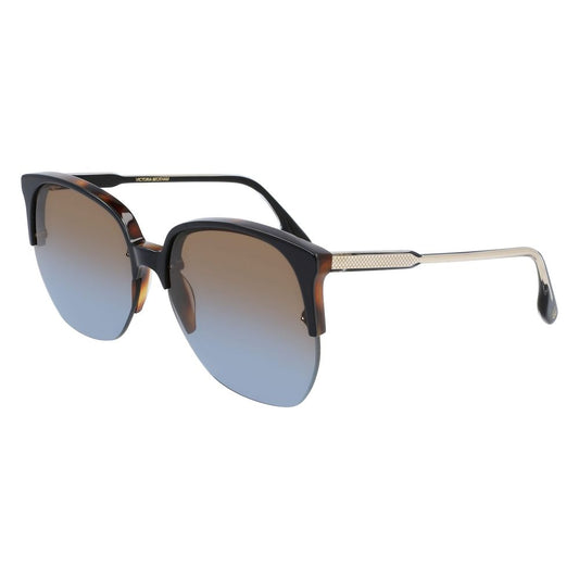 Occhiali da sole in acetato nero Victoria Beckham