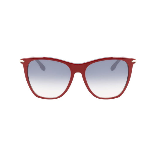Occhiali da sole in acetato bordeaux Victoria Beckham