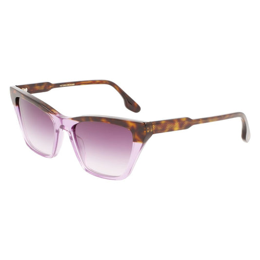 Occhiali da sole in acetato marrone Victoria Beckham