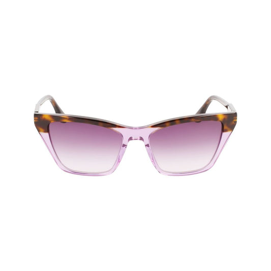 Occhiali da sole in acetato marrone Victoria Beckham