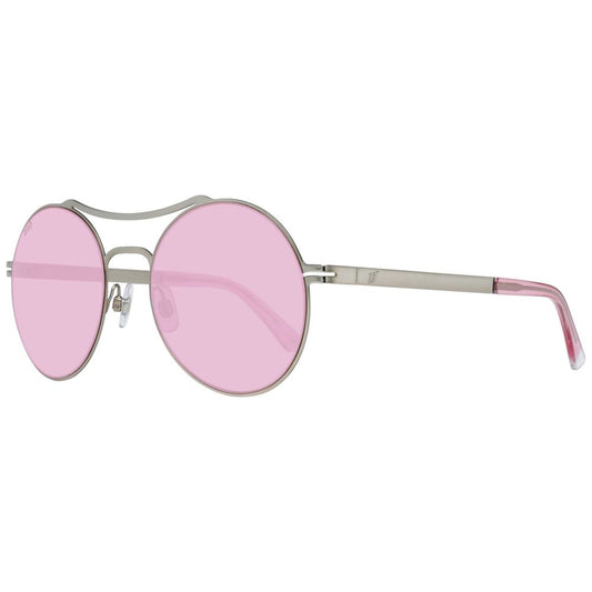WEB EYEWEAR Gold Metal Sunglasses