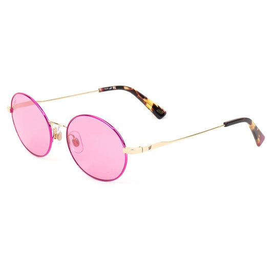 Occhiali da sole in metallo dorato WEB EYEWEAR