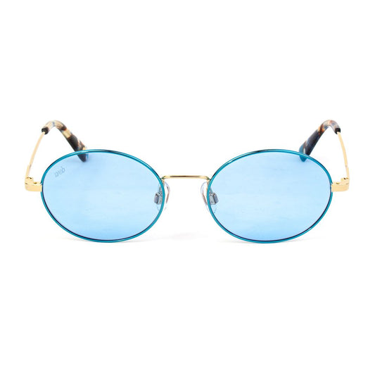 Occhiali da sole in metallo dorato WEB EYEWEAR