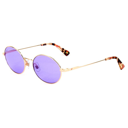 Occhiali da sole in metallo dorato WEB EYEWEAR