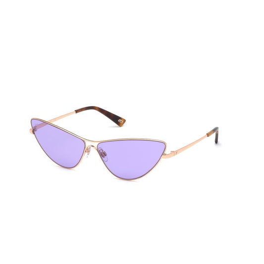 Occhiali da sole in metallo dorato WEB EYEWEAR