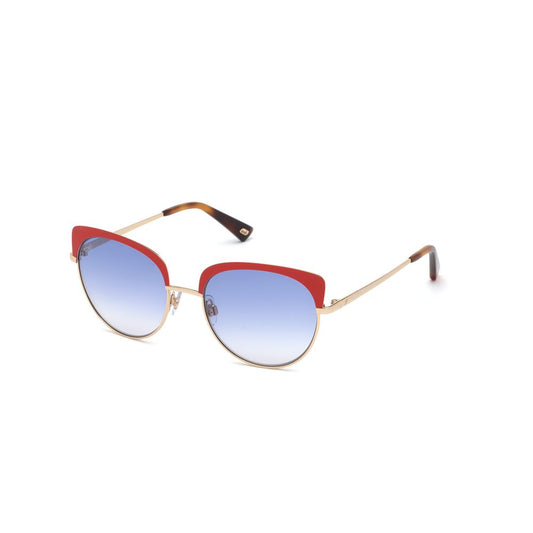 Occhiali da sole in metallo dorato WEB EYEWEAR