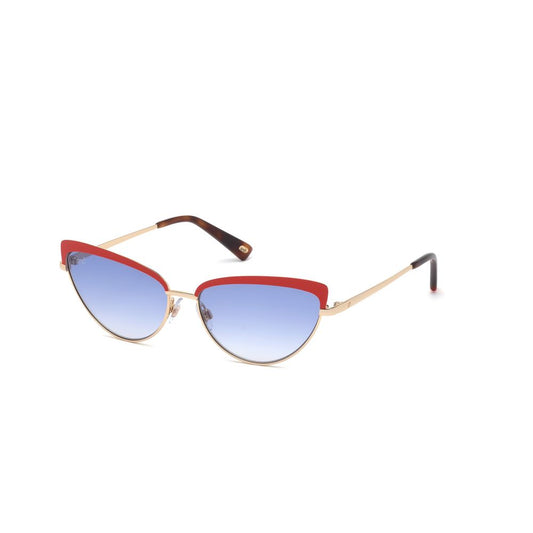 Occhiali da sole in metallo dorato WEB EYEWEAR