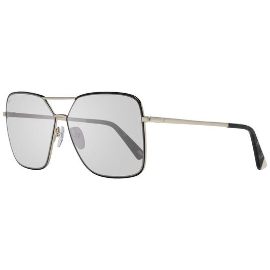 Occhiali da sole in metallo dorato WEB EYEWEAR