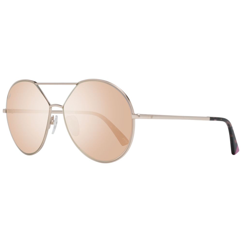 Occhiali da sole in metallo oro rosa WEB EYEWEAR
