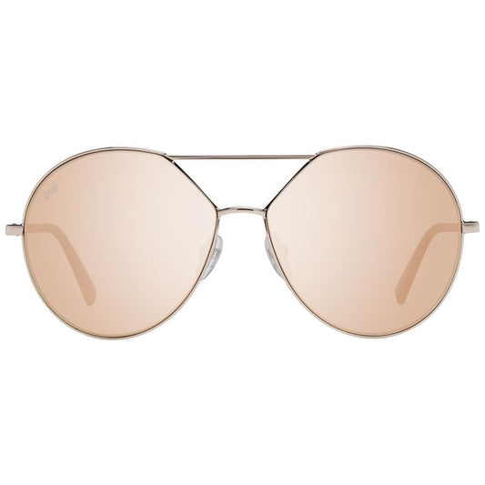 Occhiali da sole in metallo oro rosa WEB EYEWEAR