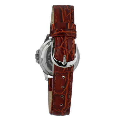 Orologio elegante in pelle marrone JUSTINA