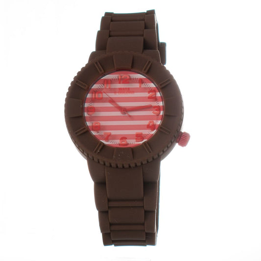 Orologio sportivo sintetico marrone WATXANDCO