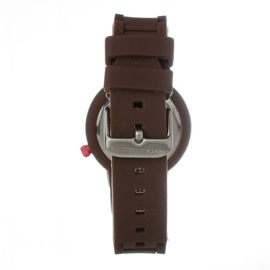 Orologio sportivo sintetico marrone WATXANDCO