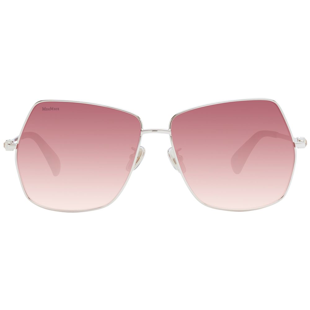 Occhiali da sole Max Mara in metallo argentato