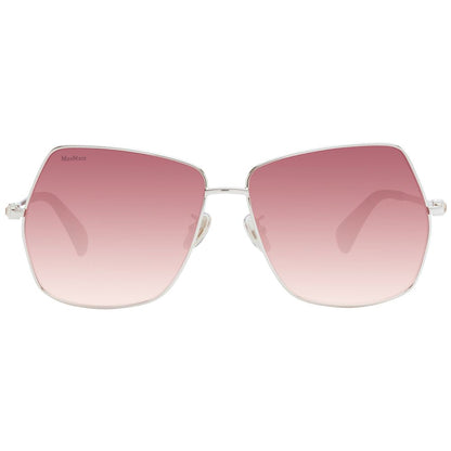 Occhiali da sole Max Mara in metallo argentato