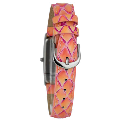 Orologio elegante JUSTINA in pelle bicolore
