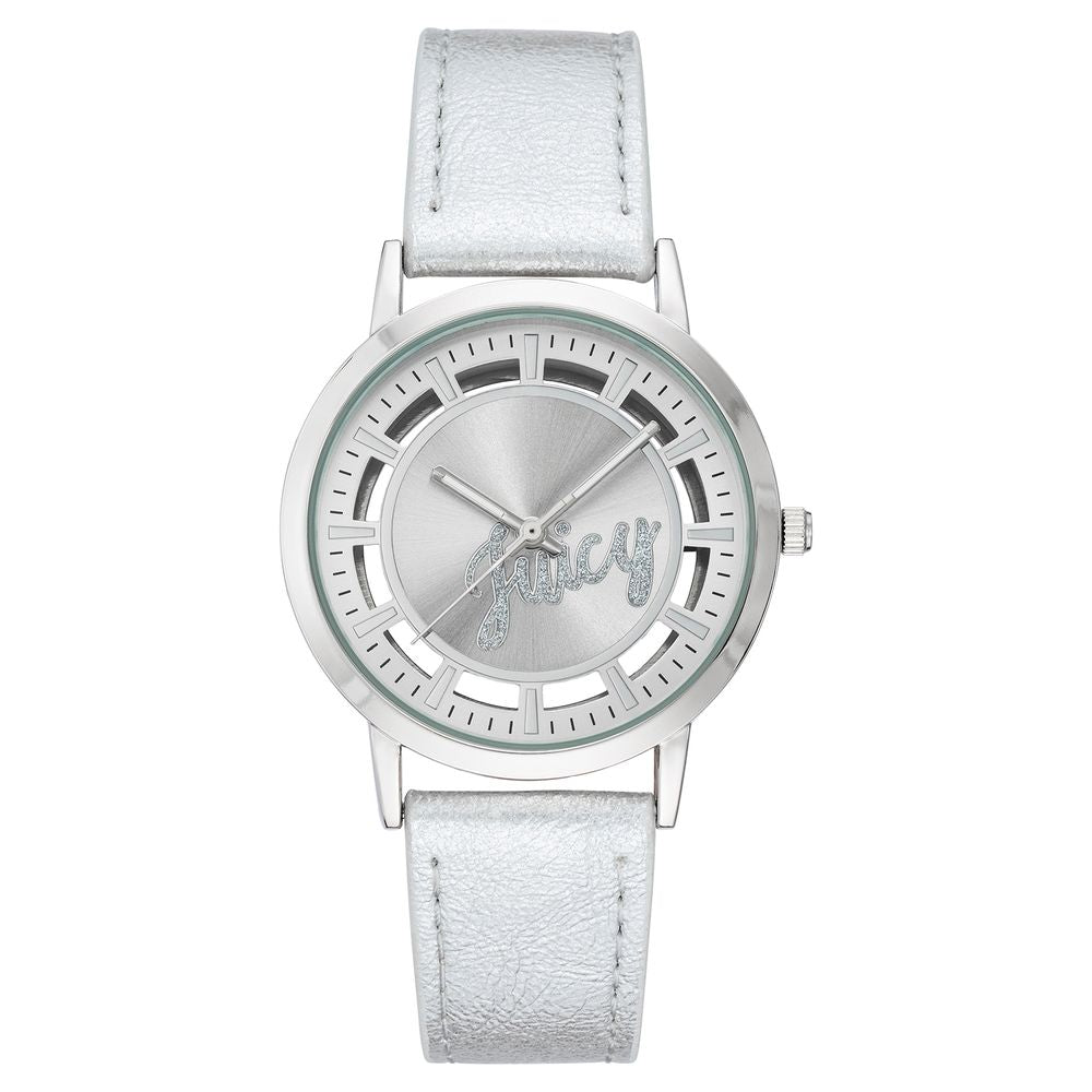 Orologio da polso Juicy Couture in plastica argentata