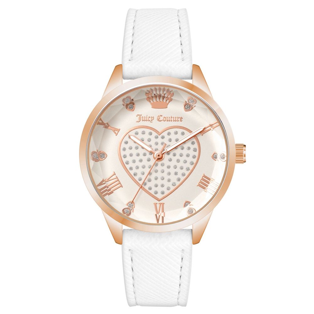 Orologio da polso Juicy Couture in plastica bianca
