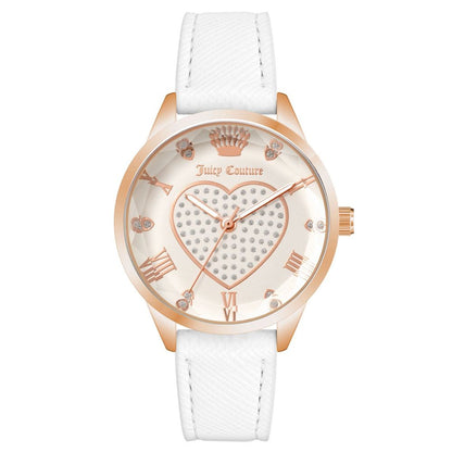 Orologio da polso Juicy Couture in plastica bianca