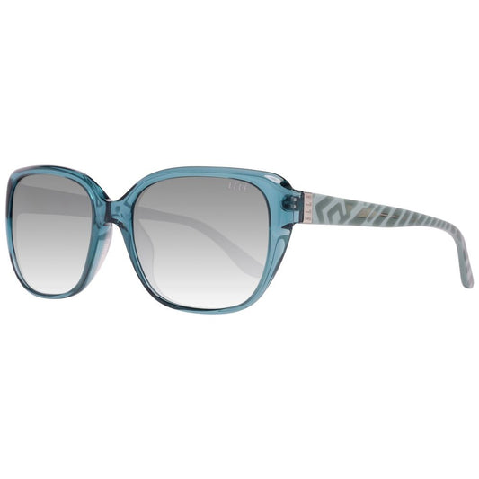Occhiali da sole in plastica blu ELLE