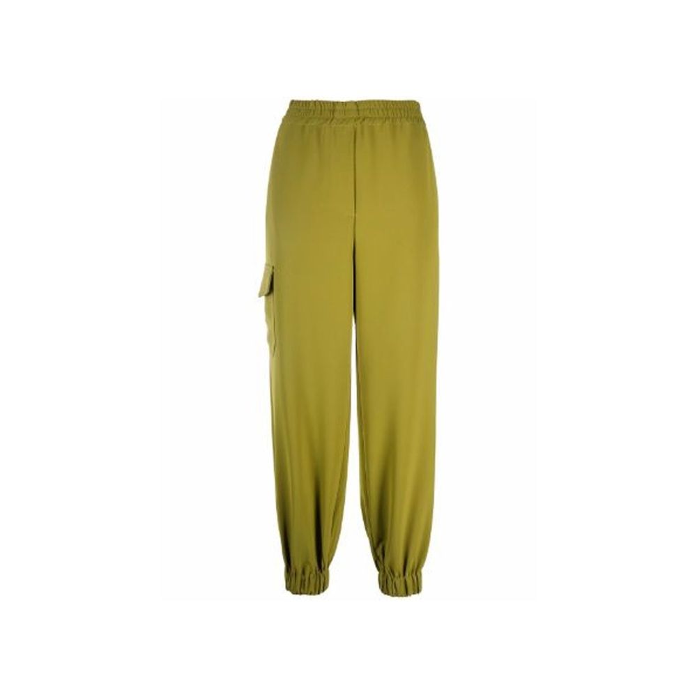 Pantaloni cargo in elastan bicolore BLANCA VITA