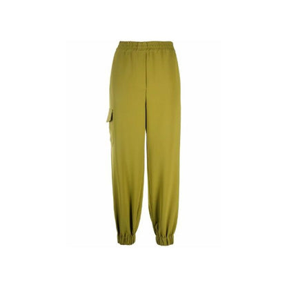 Pantaloni cargo in elastan bicolore BLANCA VITA