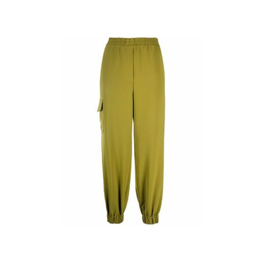 Pantaloni cargo in elastan bicolore BLANCA VITA