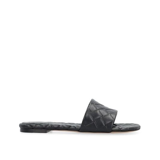 Mules in pelle di agnello nera Bottega Veneta