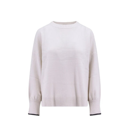 Brunello Cucinelli Maglione in cashmere bianco