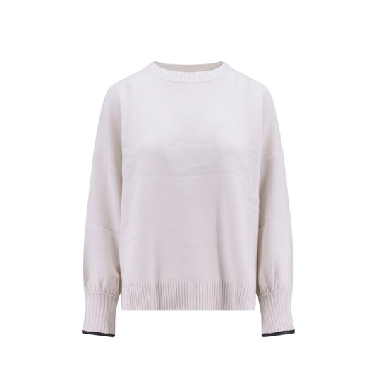 Brunello Cucinelli Maglione in cashmere bianco