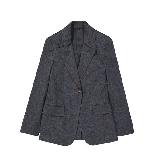 Blazer Brunello Cucinelli In Lana Grigia