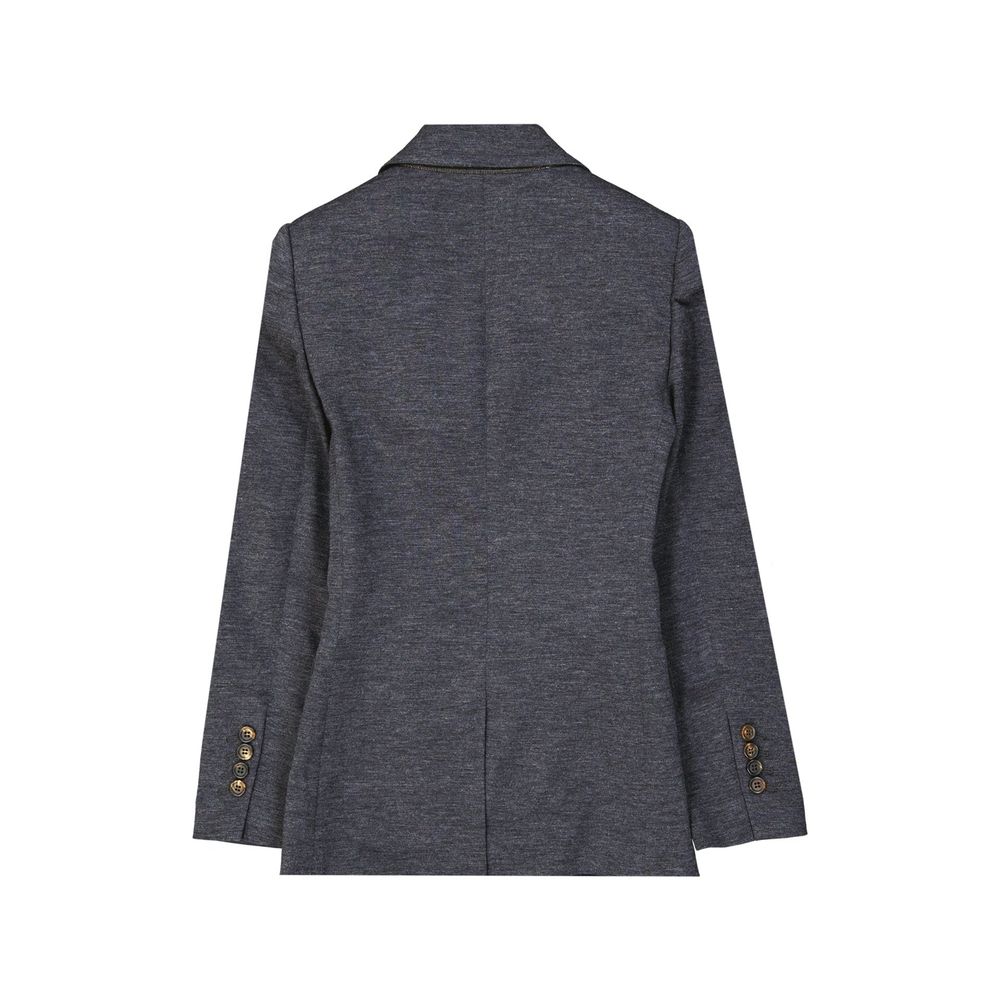 Blazer Brunello Cucinelli In Lana Grigia