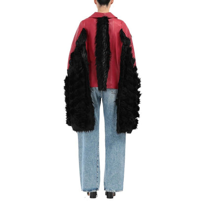 Mantelli in pelle multicolore Maison Margiela
