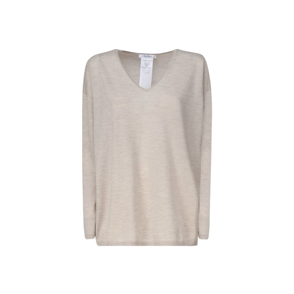 Maglione in cashmere beige Max Mara