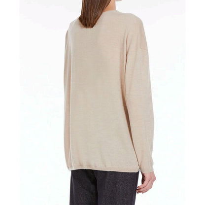 Maglione in cashmere beige Max Mara