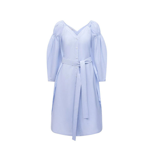Abito casual in cotone blu Stella McCartney