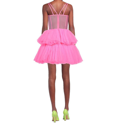 19:13 DRESSCODE Abito da cocktail in cotone multicolore